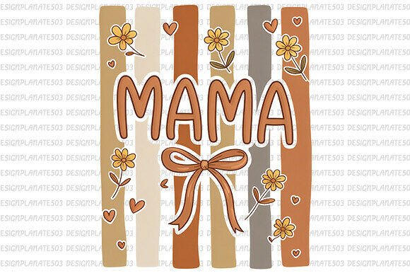 Floral Mama PNG: A Delicate Touch for Mothers Day