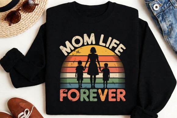 Mom Life Forever Png: A Versatile Design for Embroidery