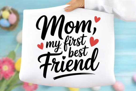 Mom My First Best Friend PNG: A Heartfelt Embroidery Design