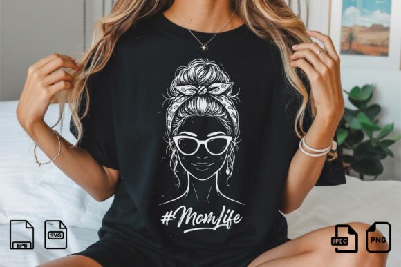 MomLife SVG Design: A Stylish Tribute to Motherhood