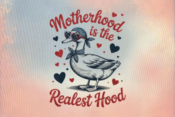 Motherhood Mama Goose: A Charming Mother's Day Design