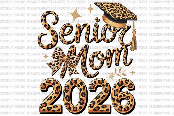 Senior Mom 2026 Png: A Perfect Graduation Embroidery Design
